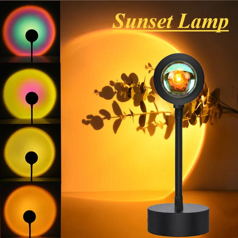 Proyector LED Atardecer Ambiente | Lámpara de Atmósfera