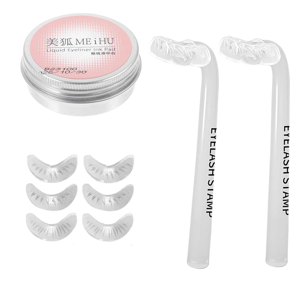 False Eyelash Stamp Natural Lower Eyelash Extensions Makeup Tool Under Eyelash Makeup Stamp Mascara Stick