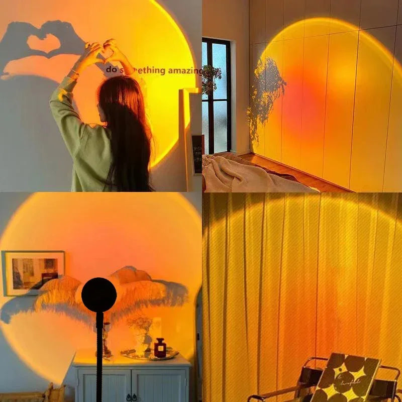 Proyector LED Atardecer Ambiente | Lámpara de Atmósfera