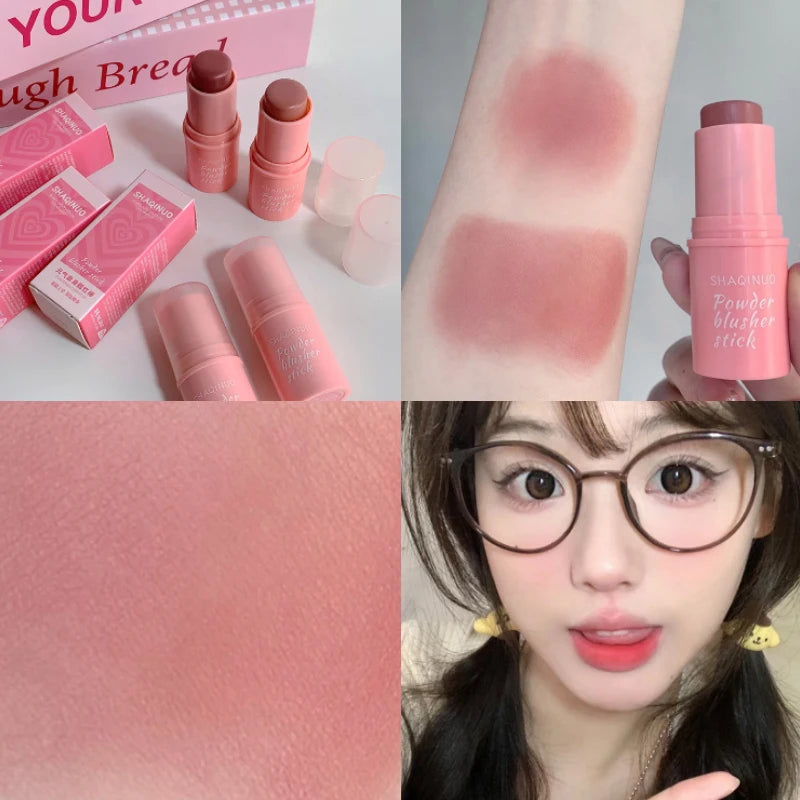 Blush Stick Cremoso Acabado Mate Natural
